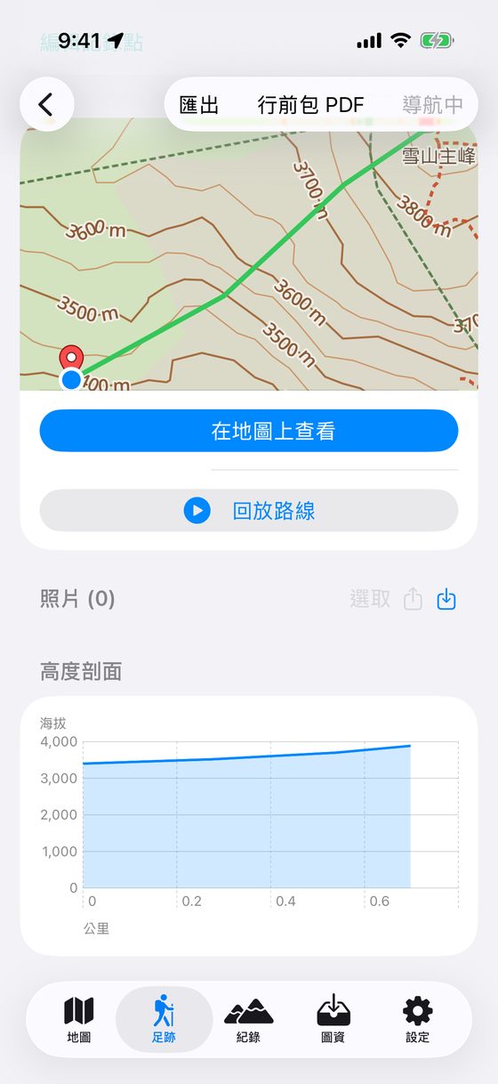 路線詳情下半部